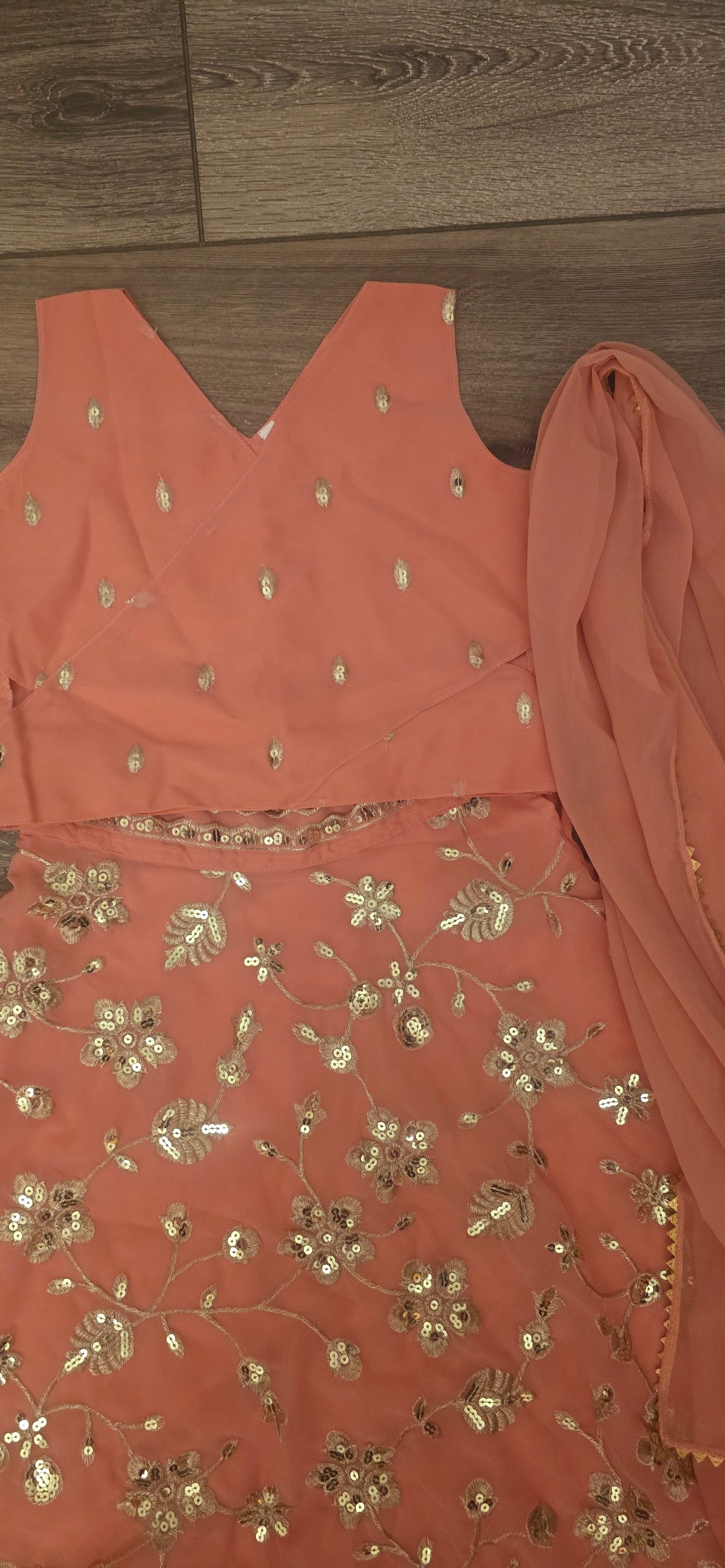Light Pink Girls Lehenga