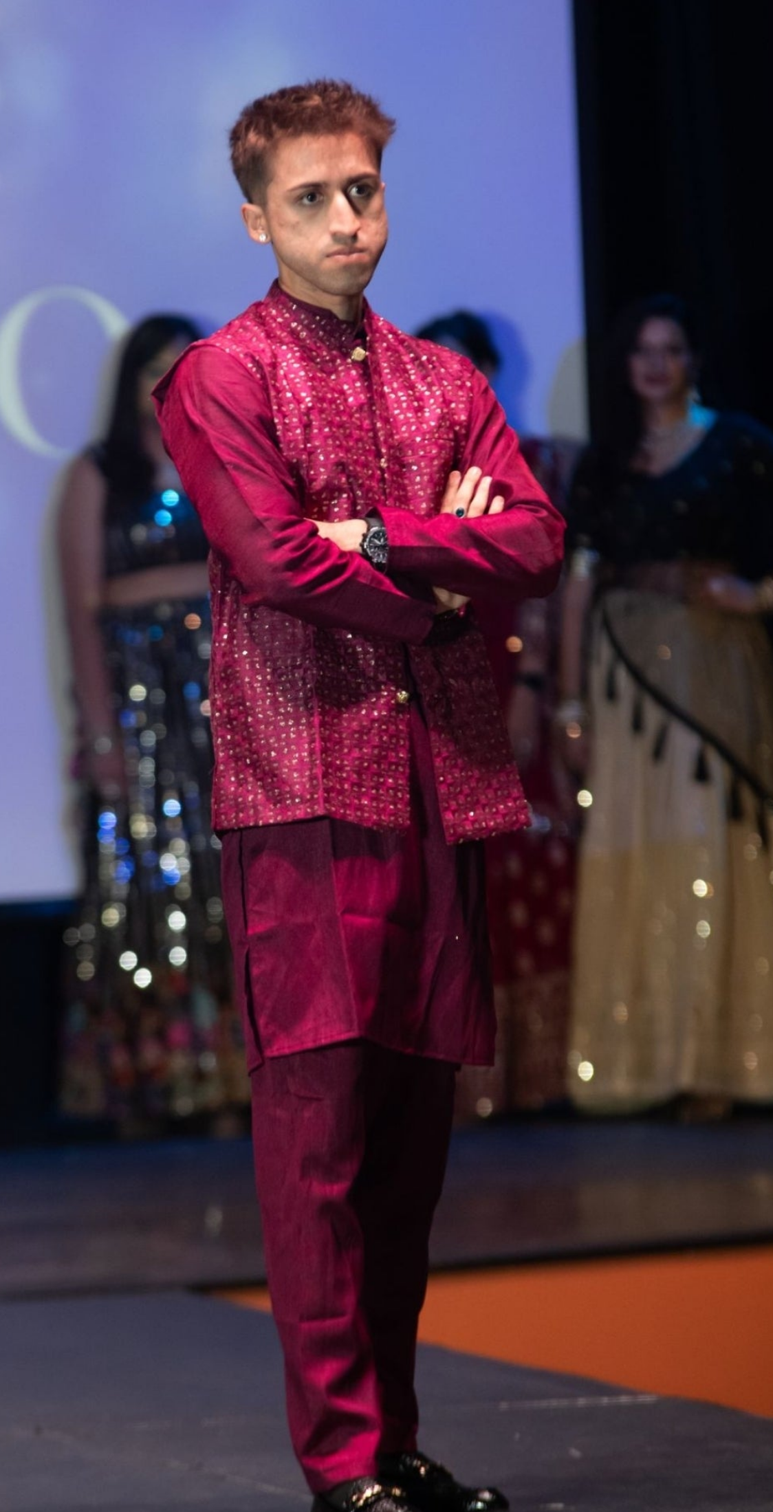 Mens BangaloriSilk Kurta Pajama Set with Vest