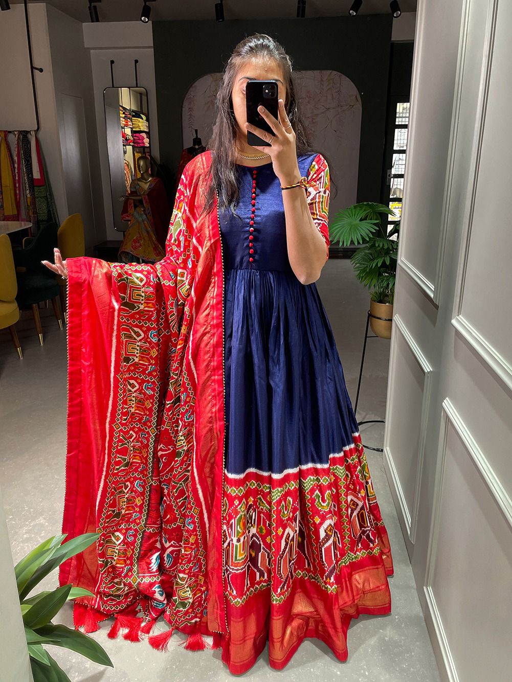 (Preorder) Silk Patola Gown