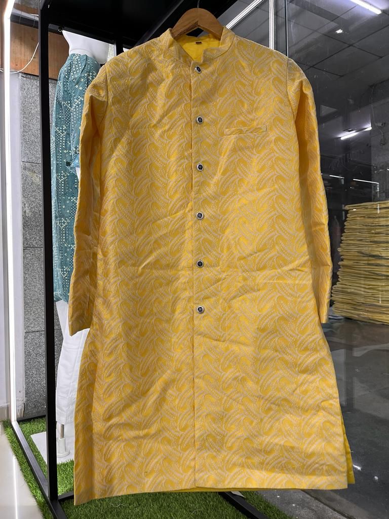 Mens Jecquard Kurta Pajama