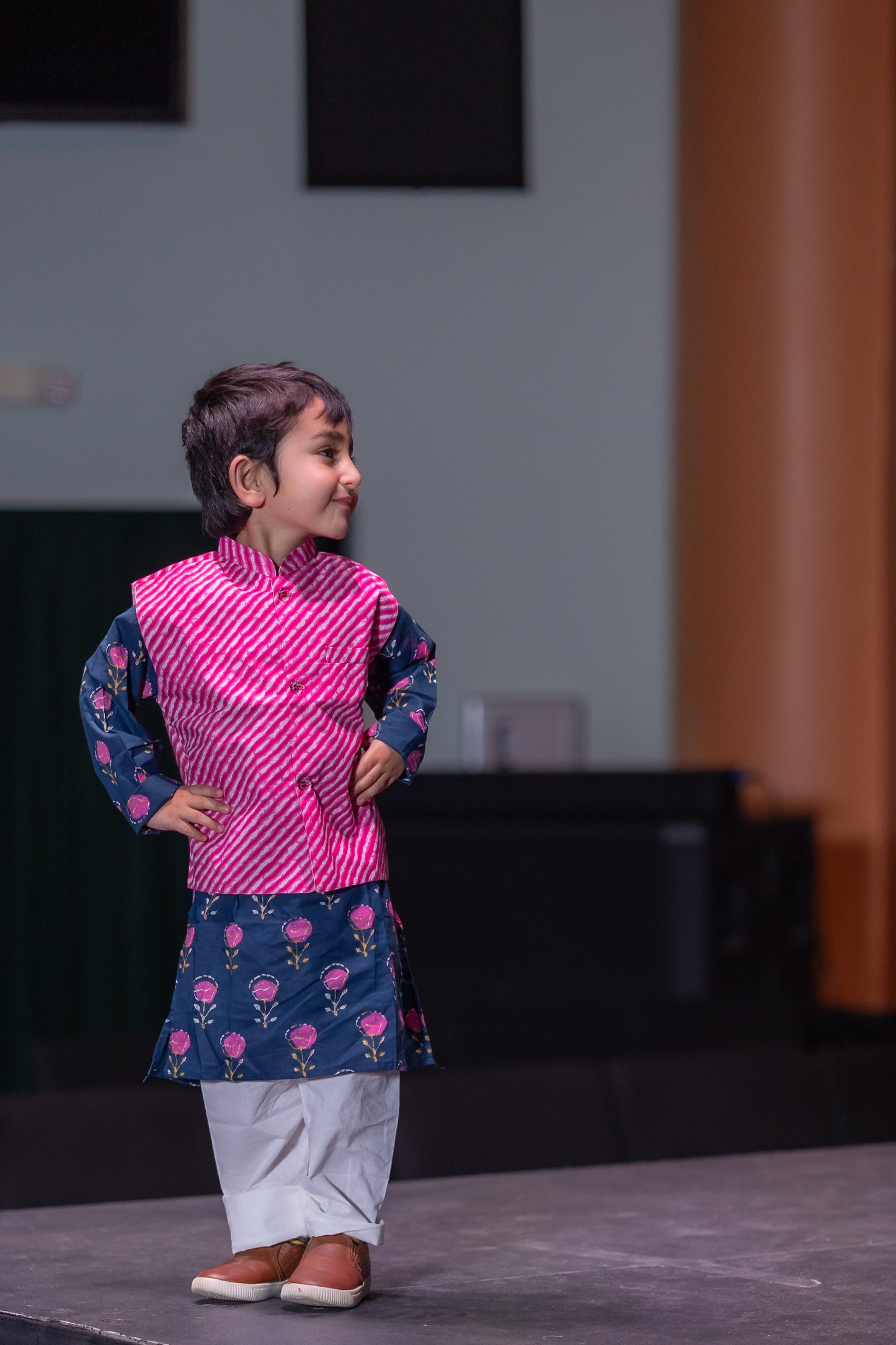 Boys Kurta Set with Vest