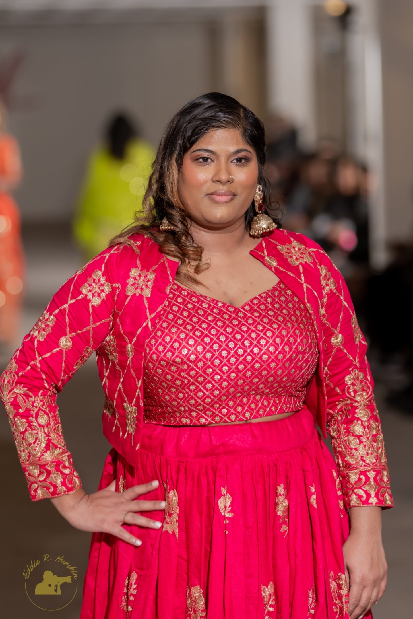 Rani Pink Lehenga with Jacket