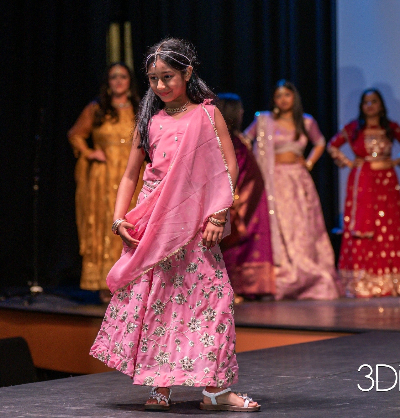 Light Pink Girls Lehenga