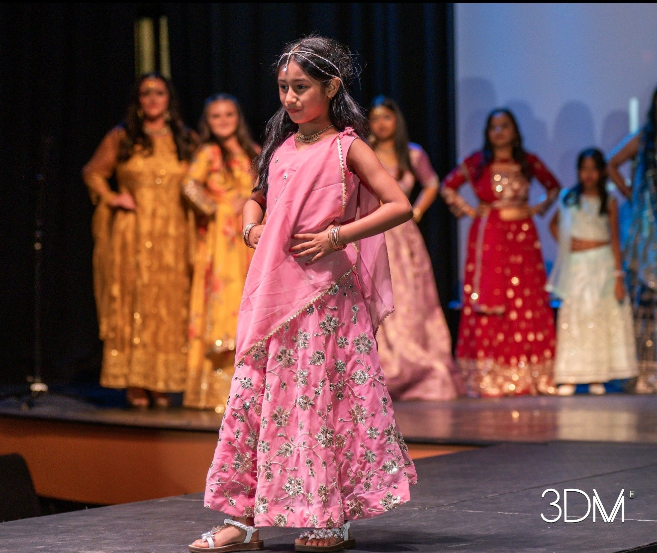 Light Pink Girls Lehenga
