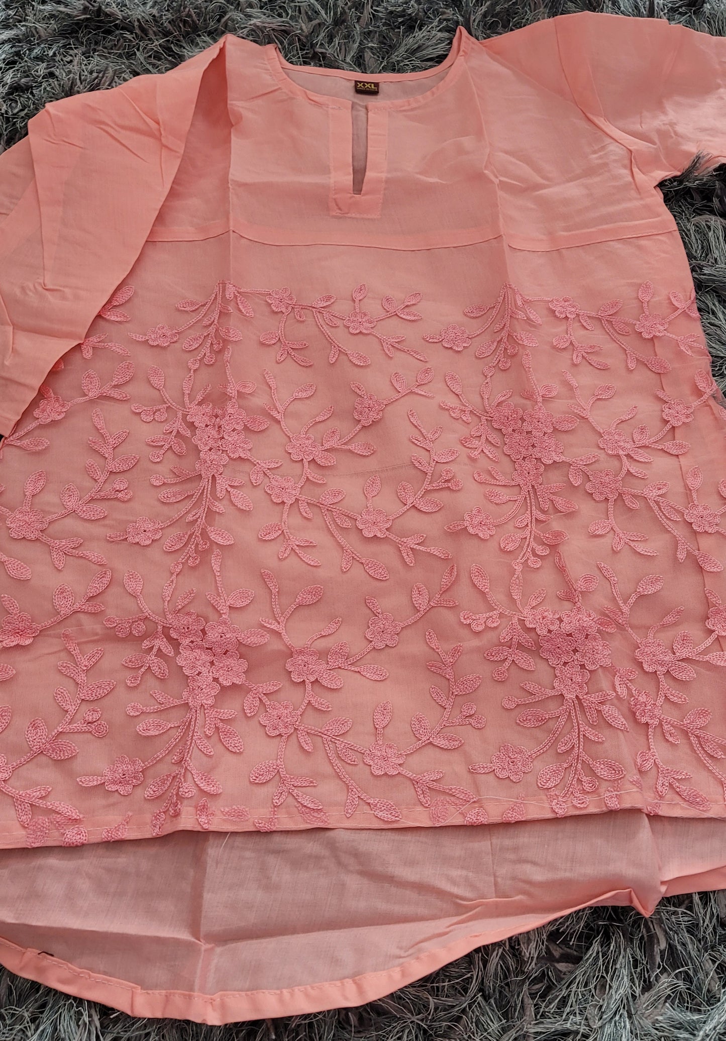 Women Embroidered Kurti Top
