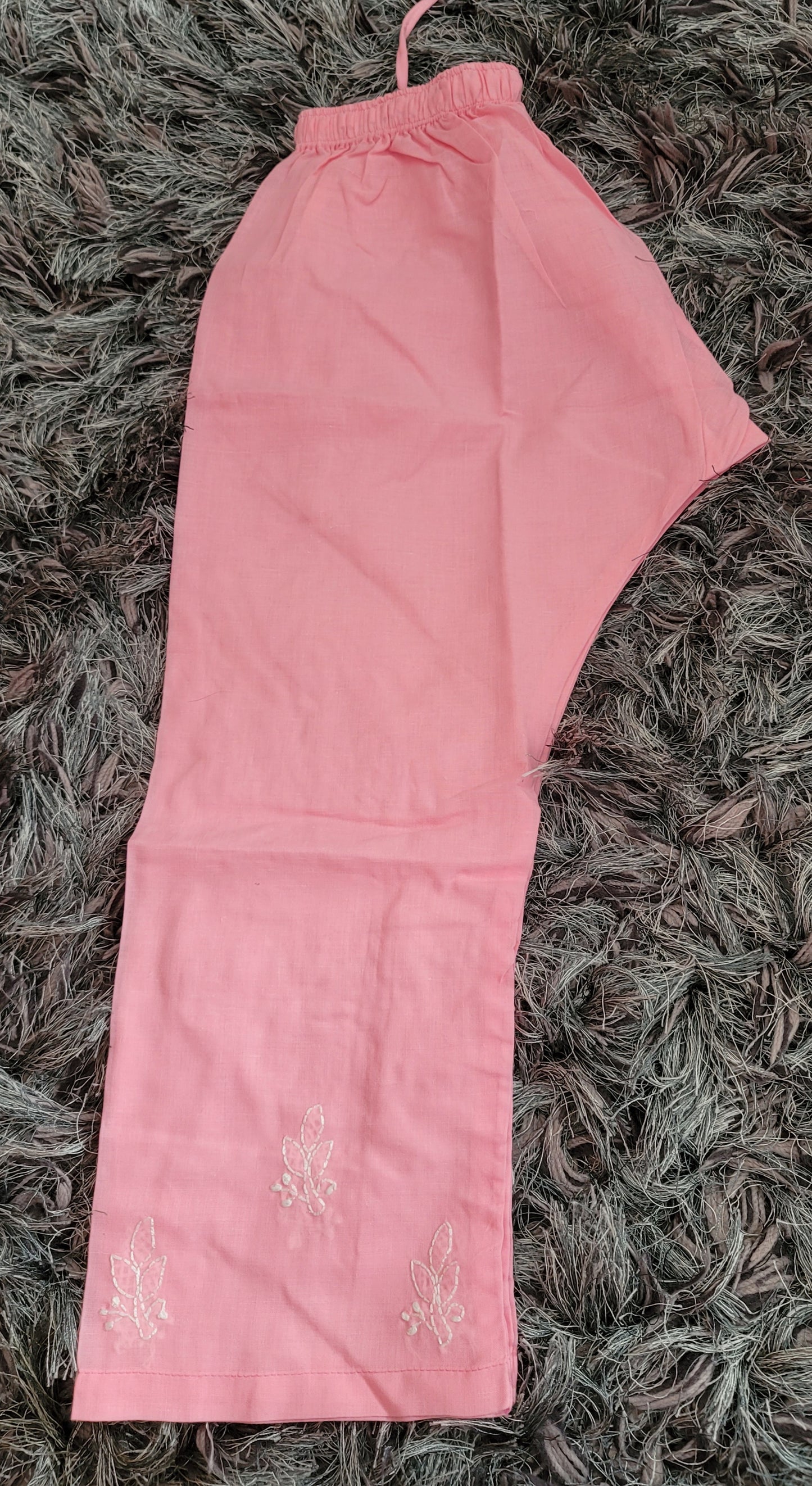Cotton Chikankari Suit for Girls with Duppata