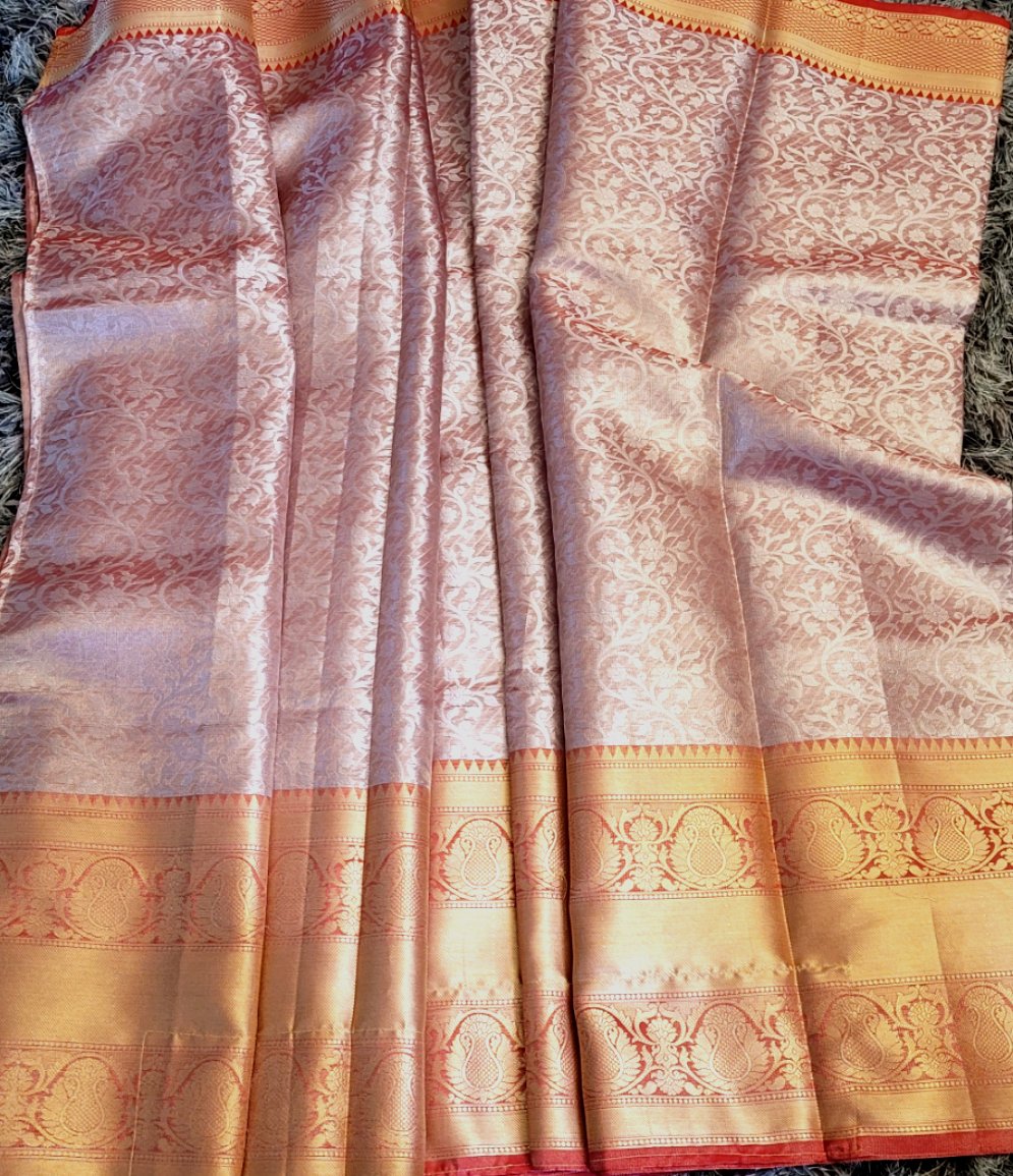 Banarasi Kora Tissue Silk Saree