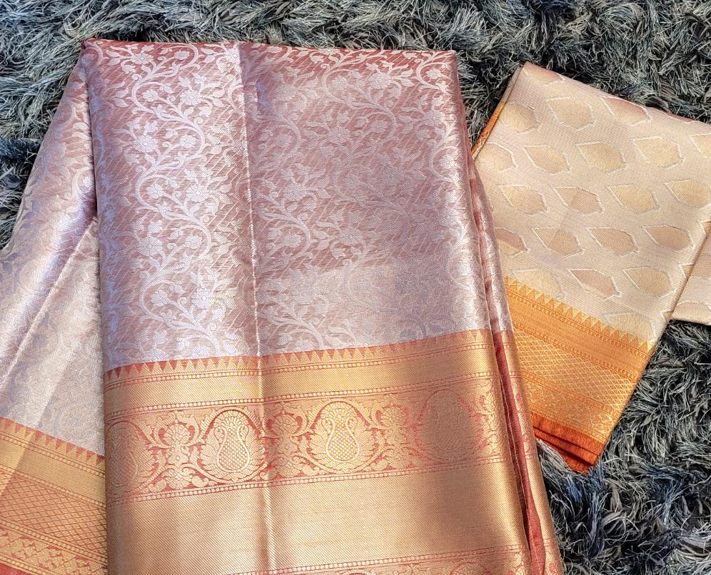Banarasi Kora Tissue Silk Saree