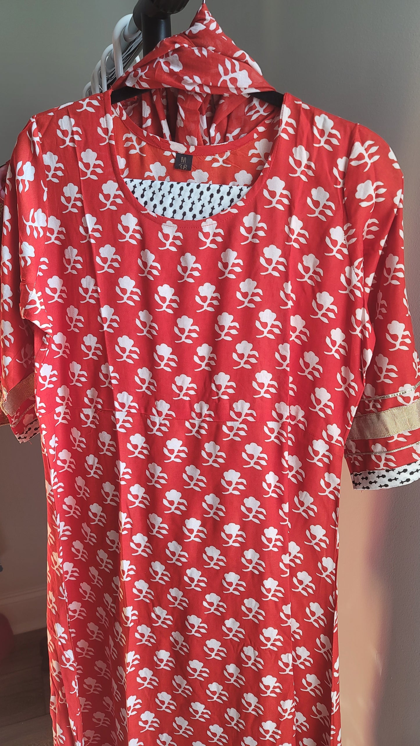 Rayon Kurti with Plazzo Pants and Dupatta