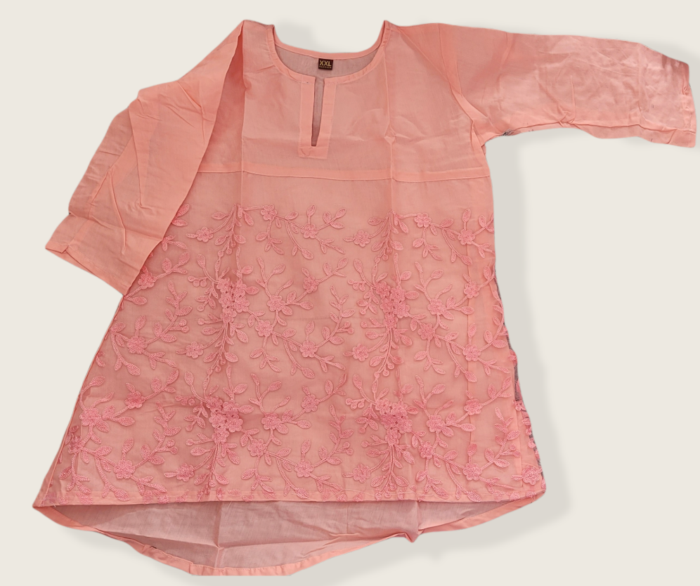 Women Embroidered Kurti Top