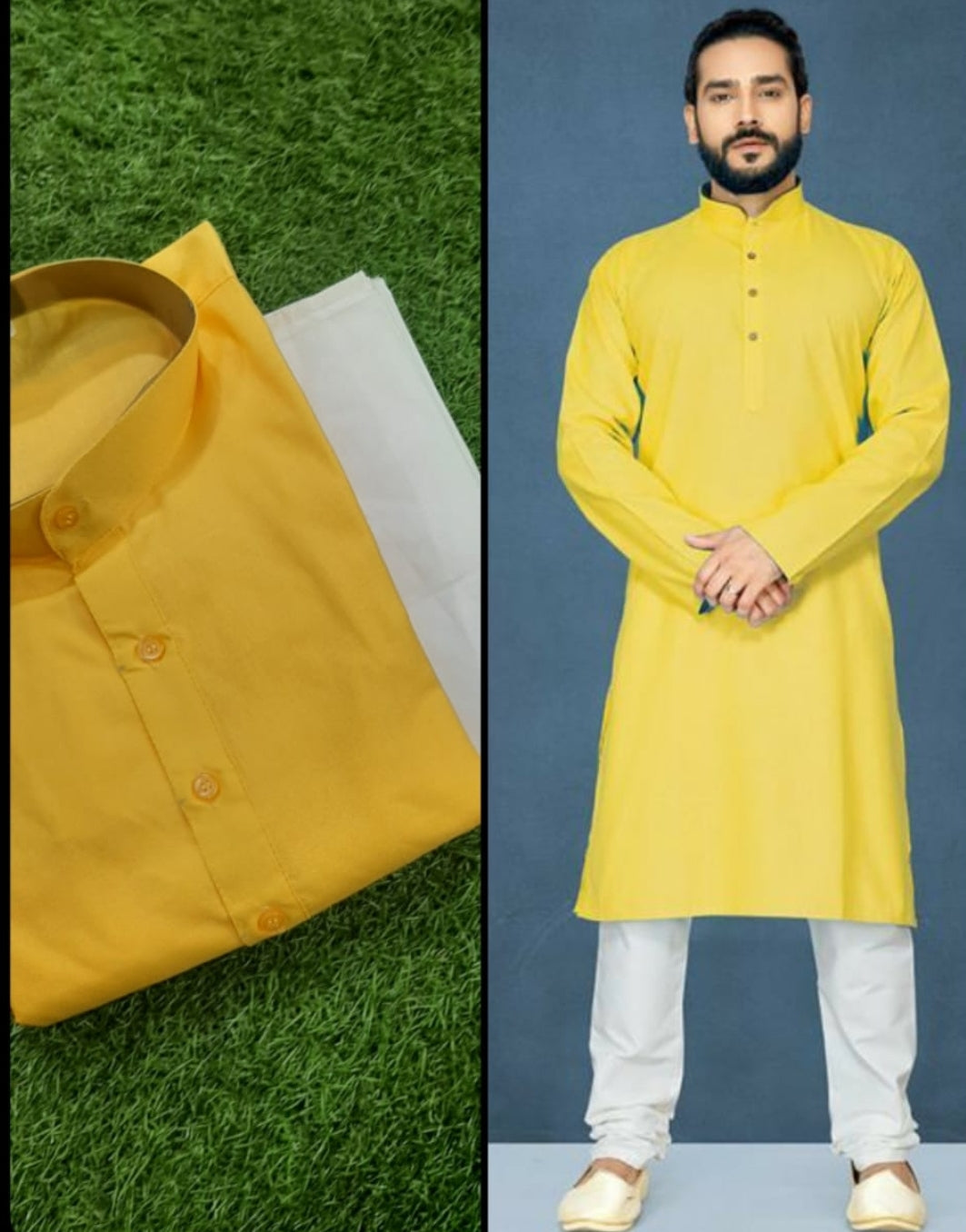 Boys Cotton Kurta Pajama Set