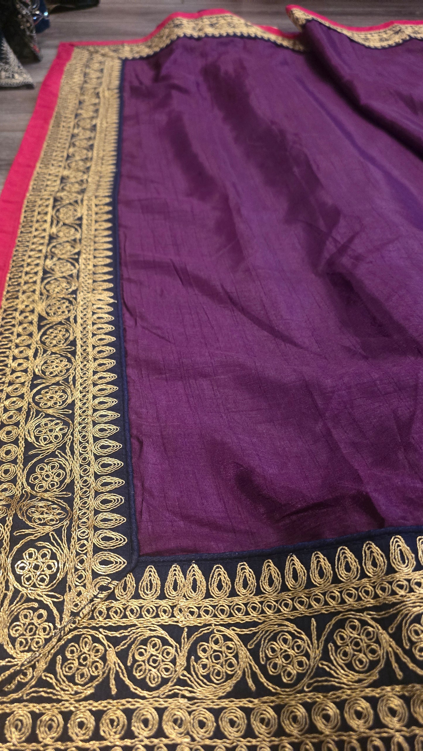 Purple Soft Silk Saree