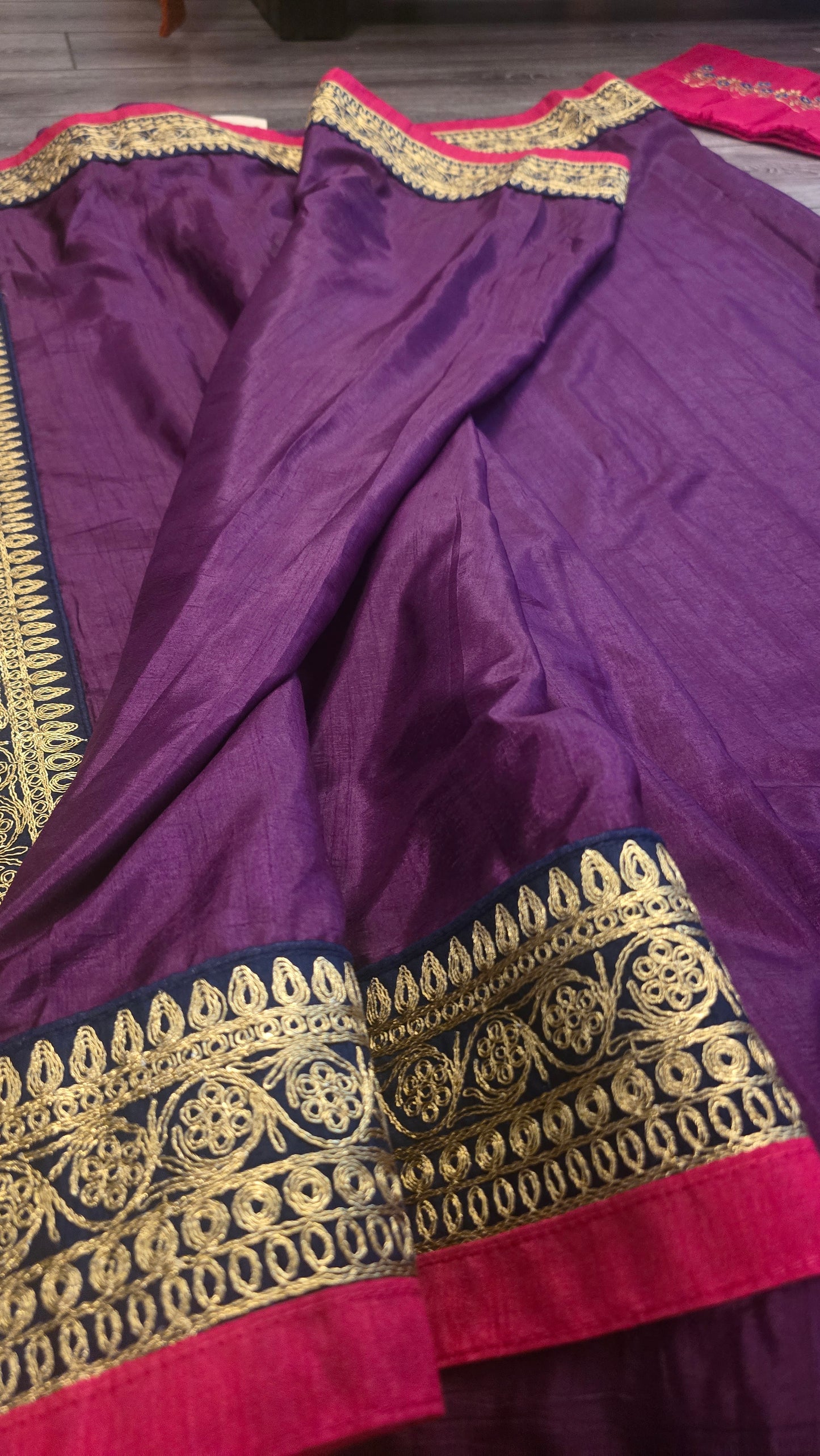 Purple Soft Silk Saree