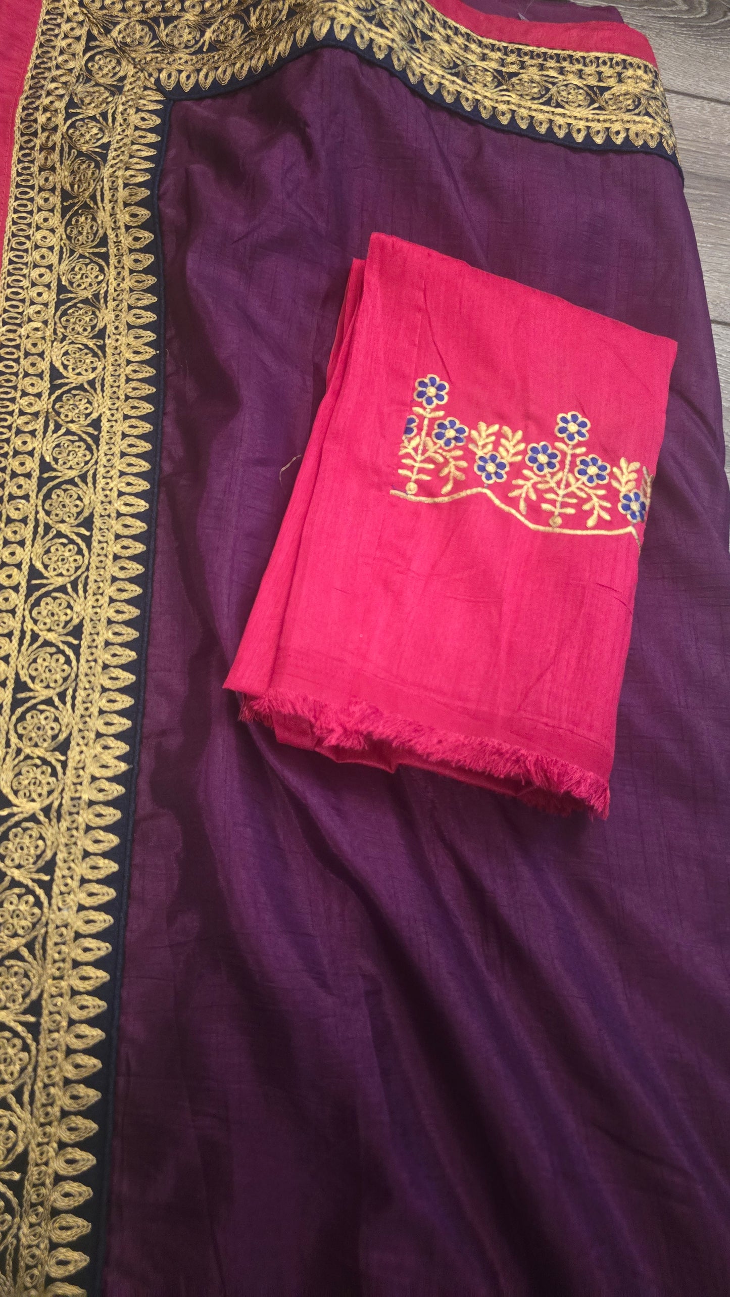 Purple Soft Silk Saree