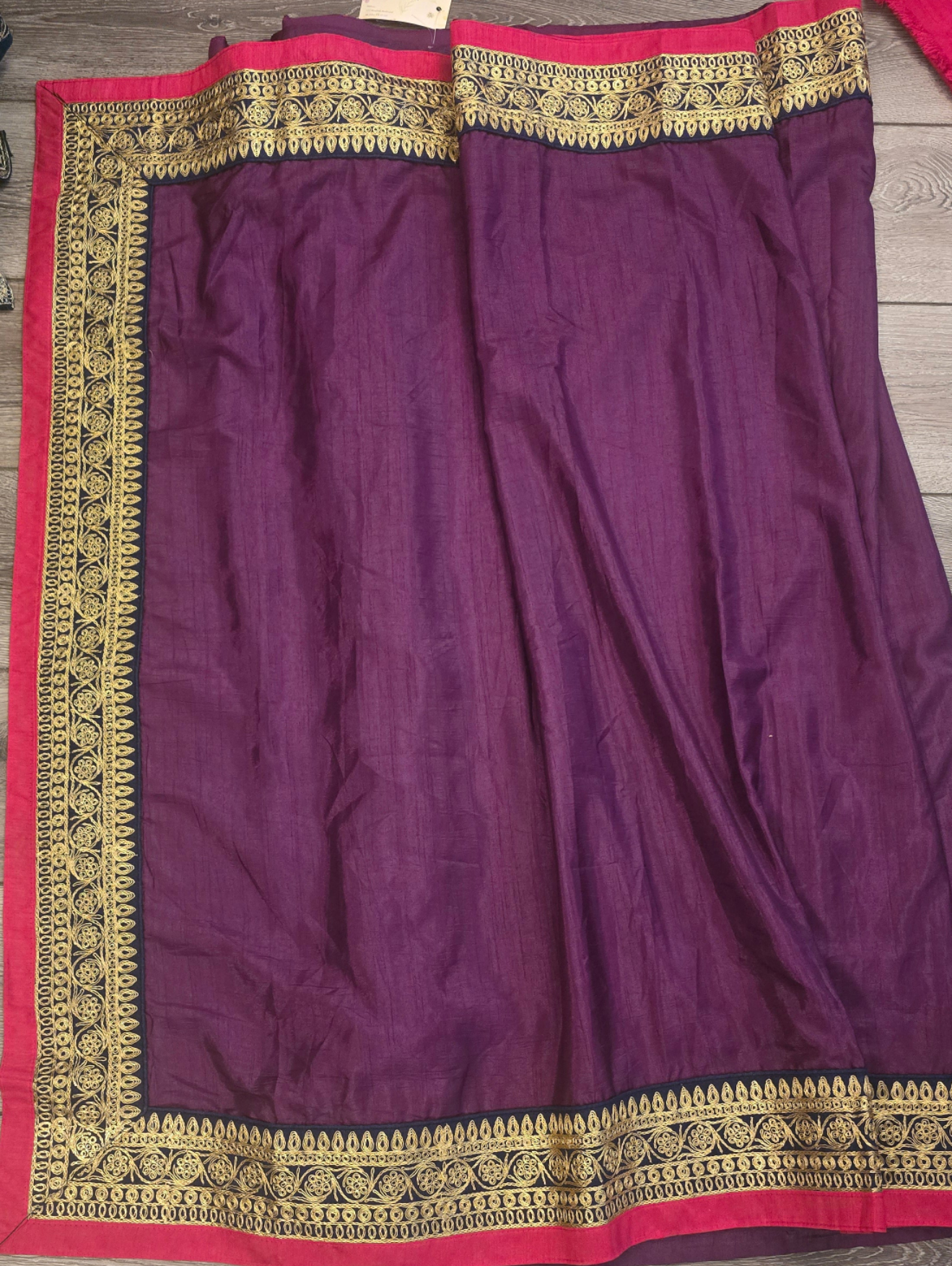 Purple Soft Silk Saree