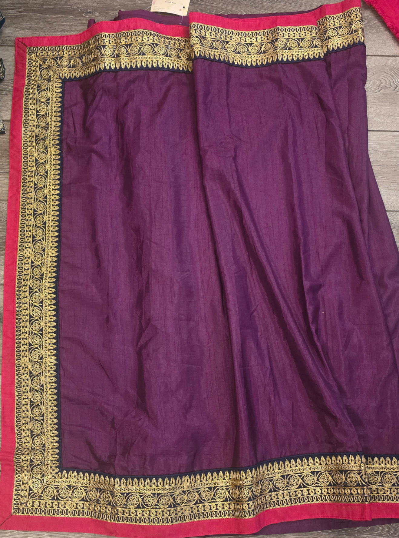 Purple Soft Silk Saree