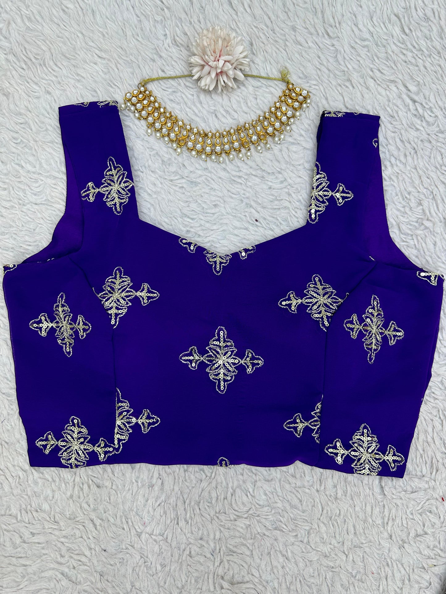 Purple Lehenga with Jacket / Koti