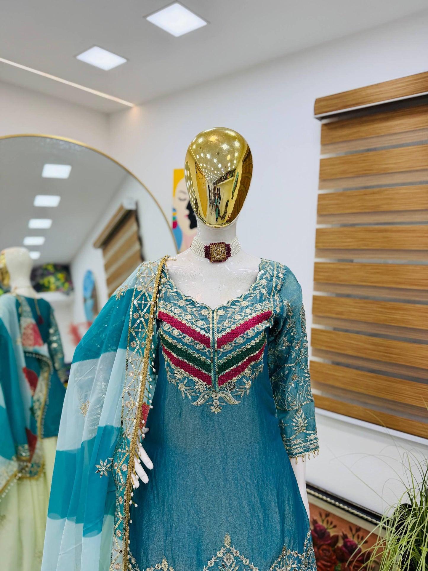 Fendy Silk Lehenga with Skirt