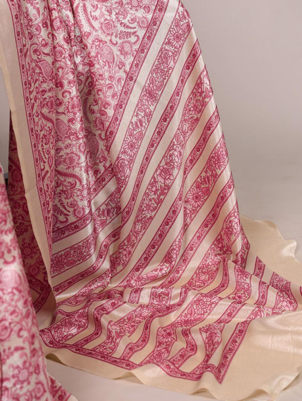 Tussar Silk Printed Saree Collection