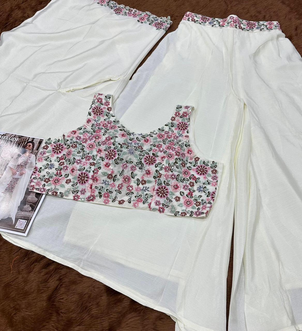 Chinon Indo-Western Set with Shrug Style Duppata