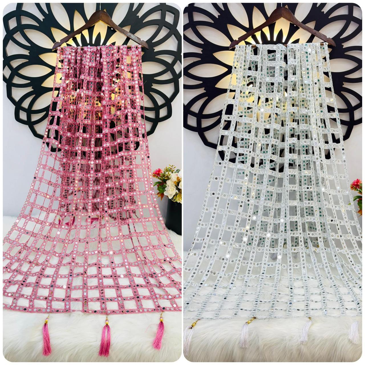 Mirror Work Duppata ✨