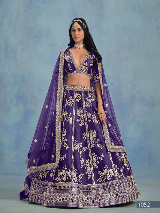 Art Silk Festive Designer Edit Lehenga