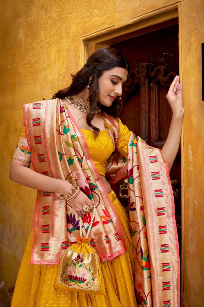 Silk Paithani Lehenga