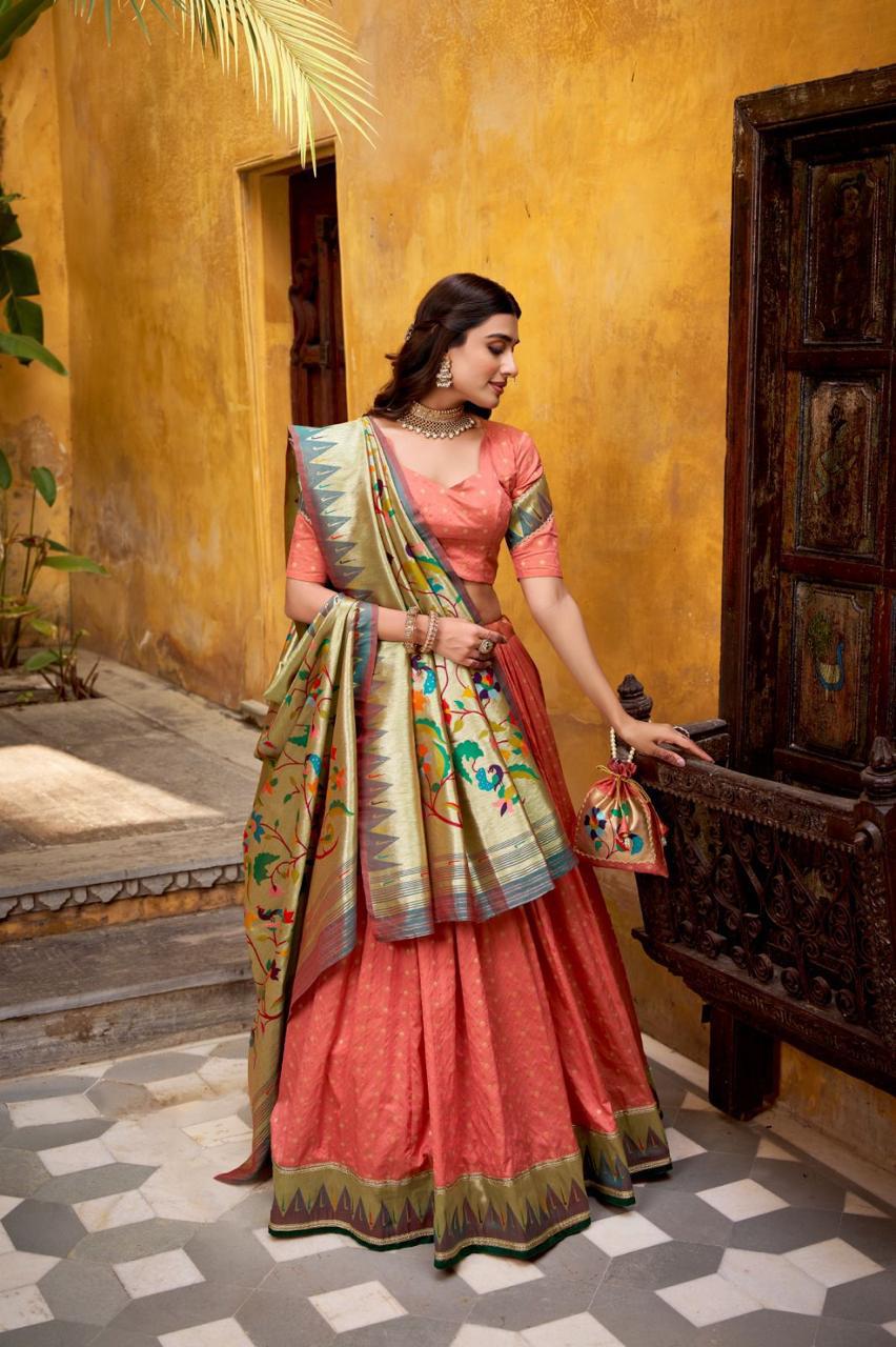 Silk Paithani Lehenga
