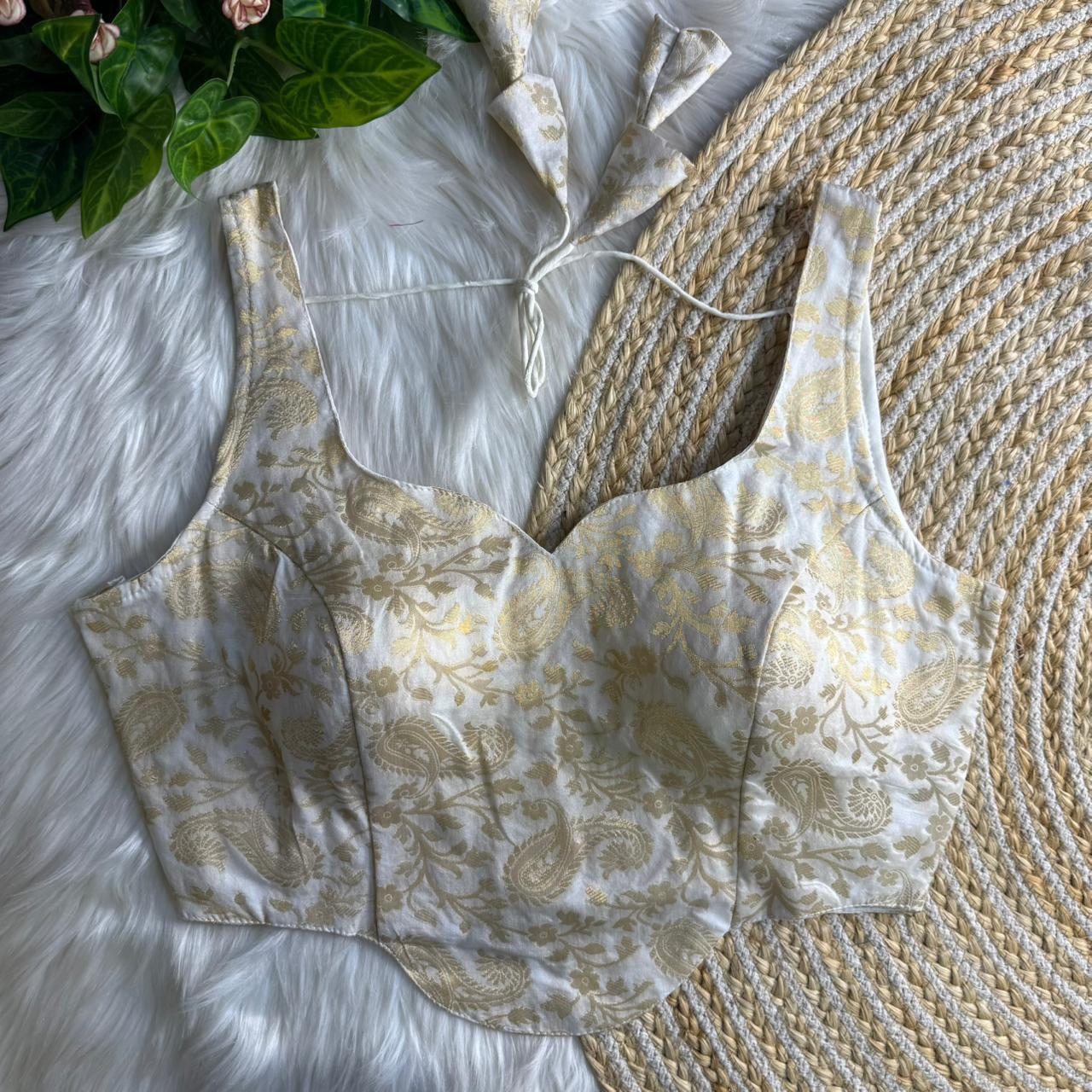 Corset Style Banarasi Blouse