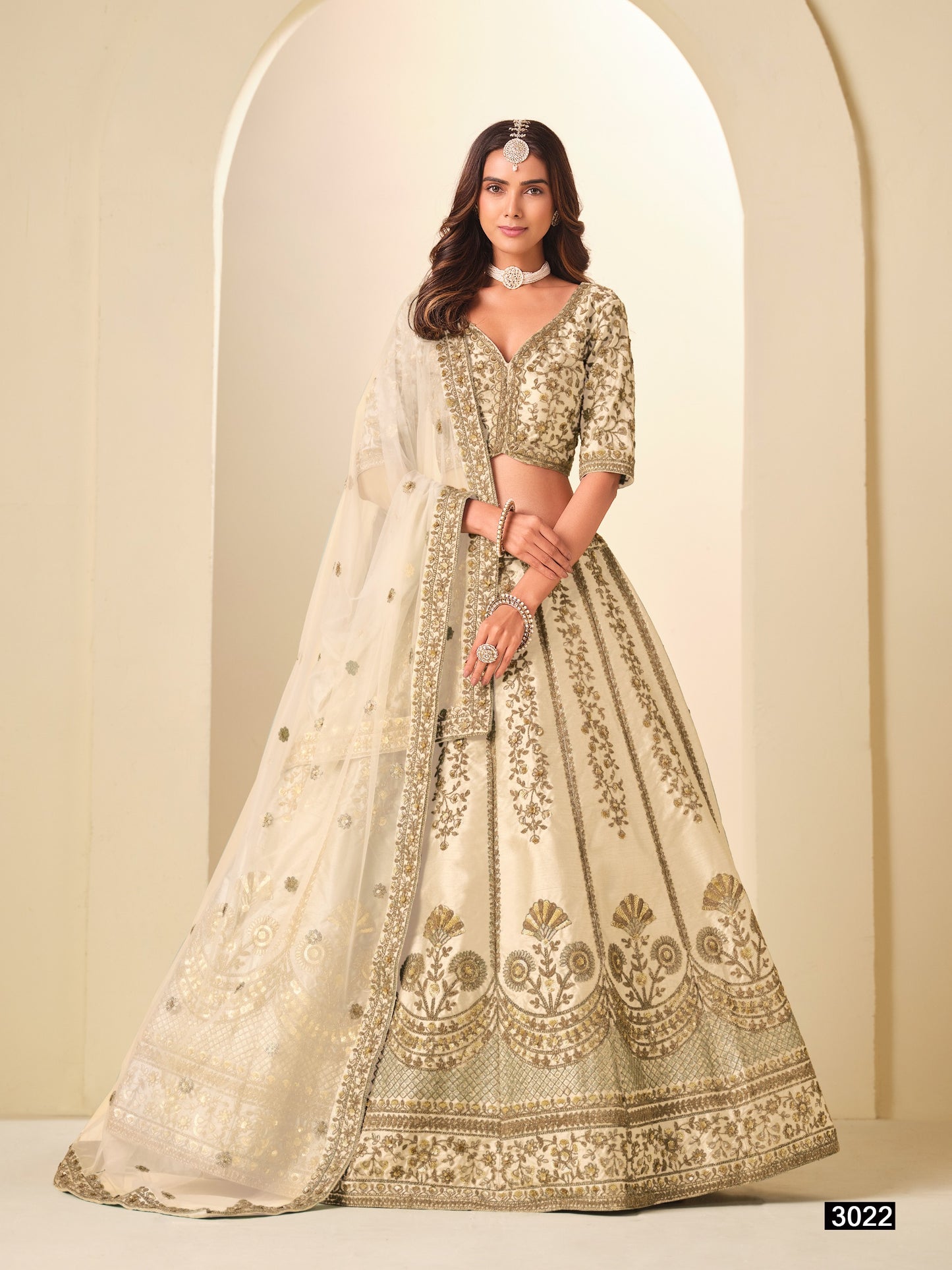 Art silk Lehenga with rich Embroidery work