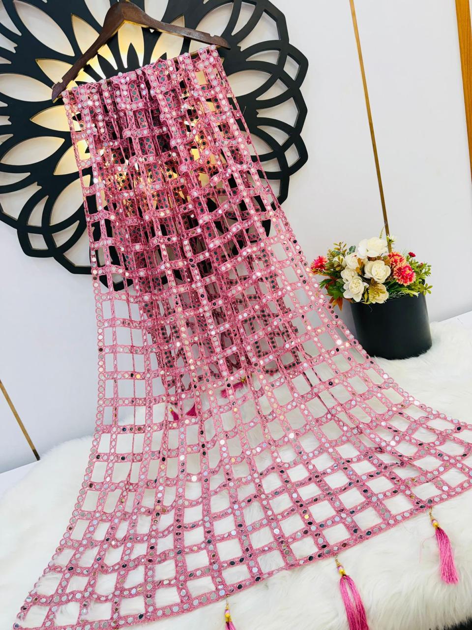 Mirror Work Duppata ✨
