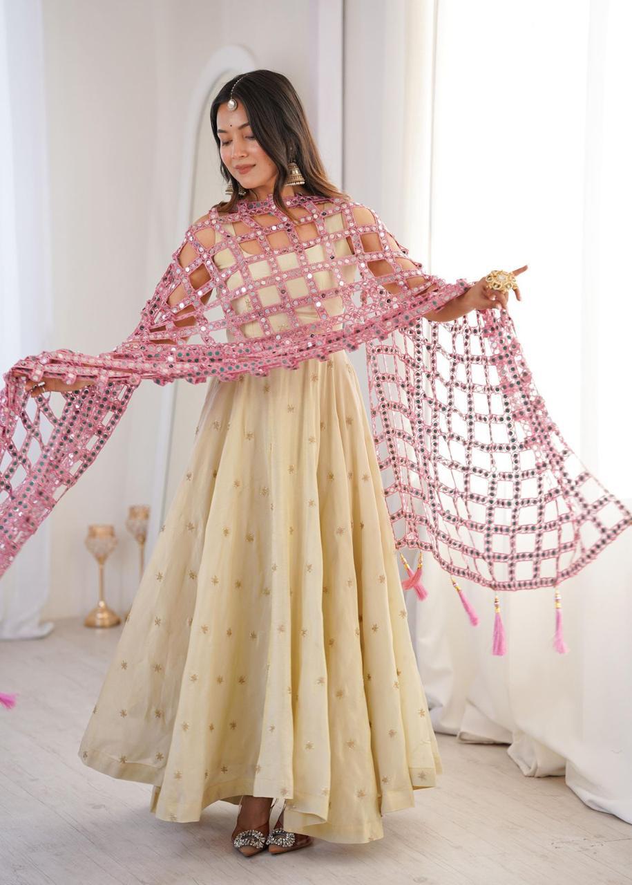 Mirror Work Duppata ✨